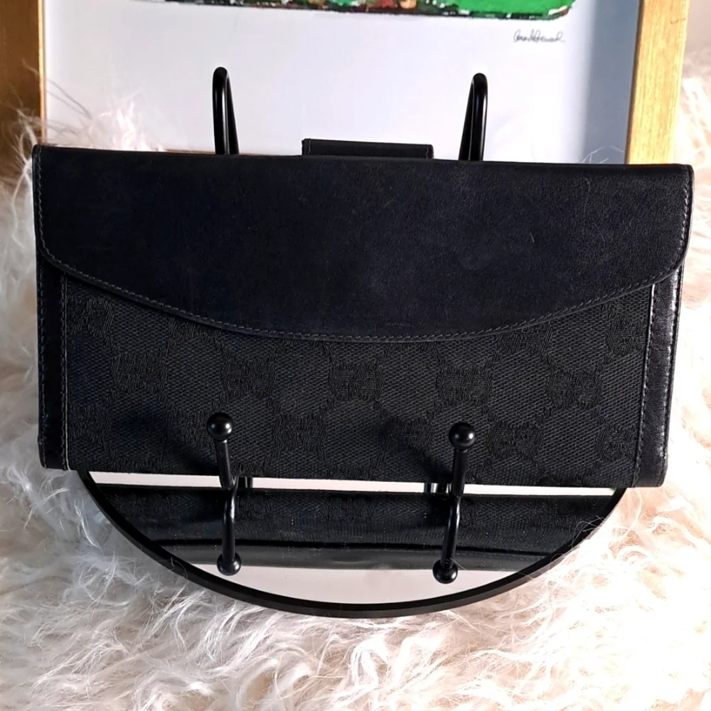 Gucci Vintage Rare Monogram Long Wallet - Picture 5 of 11